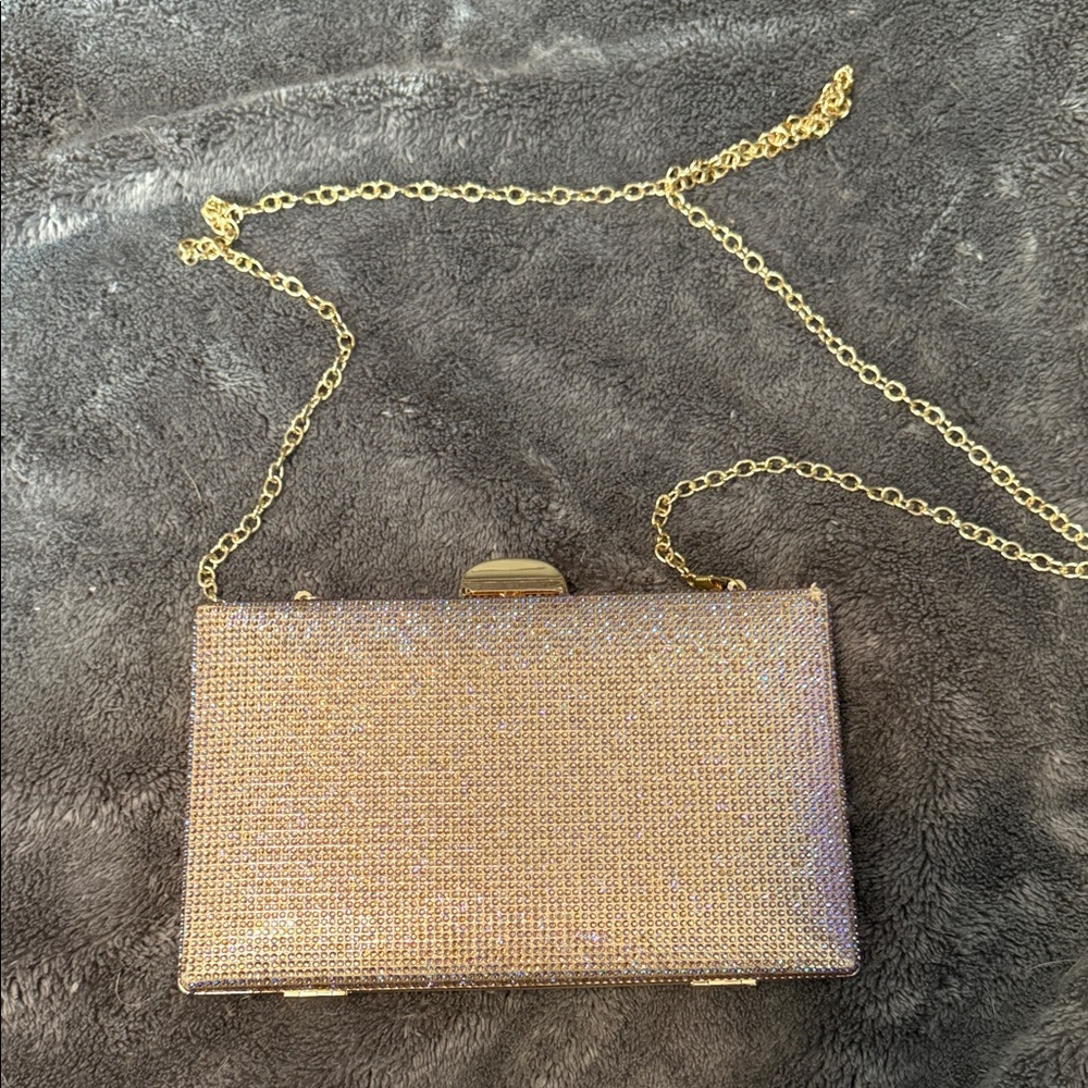 Gold Clutch Bag